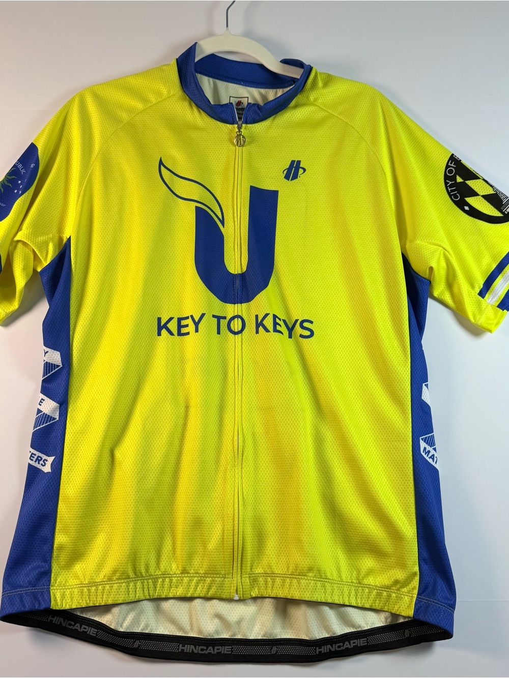 Hincapie XL Key to Keys Mile 0 Key West Full Zip Cycling Jersey